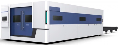 High Dynamic Performance Full Enclosed Fiber Laser Metal Cutting Machine With Exchange Table